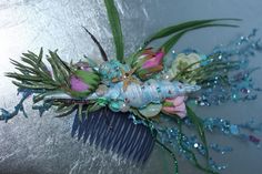 mermaid Hair piece Ocean Fairy, Mermaid Parade, Mermaid Photography, Mermaid Shell, Mermaid Under The Sea, Fairy Hair, Fairy Crafts