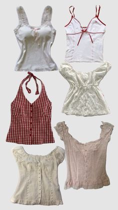 red/white tops 🍒🐇 #ootd #outfit #clothes #tops #tanktop #shirts #aesthetic #fashion #coquette #americana Americana Aesthetic Outfit, Coquette Americana, Americana Aesthetic, Fashion Coquette, Money Clothes, Shirts Aesthetic, Clothes Tops, Tank Top Outfits, Americana Fashion