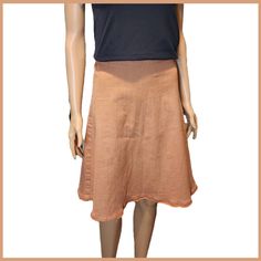 The A-Line Skirt In Burnt Orange (Nwot) Is A Versatile Piece That Combines Both Style And Comfort. Crafted From High-Quality Fabric, The Skirt Features A Flattering A-Line Silhouette That Pulls On And Flares Gently Towards The Hem, Offering A Classic Yet Modern Look. The Rich Burnt Orange Color Adds A Vibrant, Warm Tone That's Perfect For Seasonal Transitions. Whether Paired With A Blouse For Work Or A Casual Tee For A Relaxed Outing, This Skirt Is A Chic Addition To Any Wardrobe. No Visible Siz Blouse For Work, Warm Tone, Aline Skirt, Burnt Orange Color, Work Blouse, Casual Tee, A Line Skirt, Burnt Orange, A Line Skirts