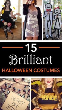 Easy Adult Halloween Costumes, Original Halloween Costumes, Best Diy Halloween Costumes, Clever Costumes, Halloween Costumes To Make, Clever Halloween