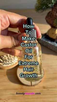 Hair Growth Oil Recipe, Hair Oil Recipe, Diy Hair Oil, Stop Hair Breakage, Castor Oil For Hair Growth, Hair Growth Foods, Extreme Hair Growth, Oil For Hair Growth