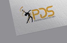 the logo for pfss phoenix dance studio, which has been designed by