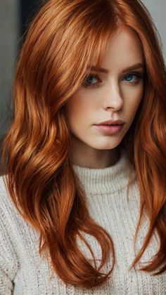 72 Copper Hair Color Ideas Winter Hair Color Trends, Halloweenský Makeup, Lasting Curls