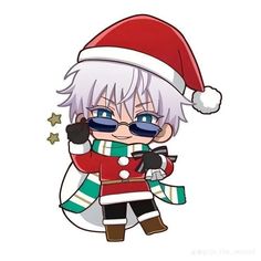 Christmas Gojo Satoru, Jujutsu Kaisen Christmas Icons, Christmas Jujutsu Kaisen, Gojo Satoru Christmas, Killua Christmas, Jujutsu Kaisen Christmas, Gojo Christmas, Jjk Christmas, Xmas Anime