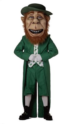 Life Size Leprechaun, Evil Leprechaun Costume, Kids Leprechaun Costume, Boys Leprechaun Costume, Leprechaun Costume, Beard Costume, Irish Festival, Red Beard, Creative Halloween Costumes