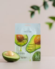 Plant extract sheet mask with Avocado Skin Skincare, Dehydrated Skin, Healthy Fats, Vitamins, Avocado, Moisturizer