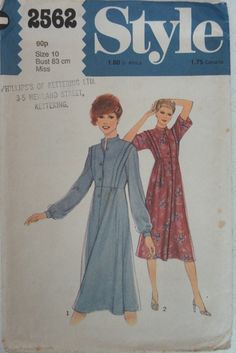 a woman's dress and jacket sewing pattern from the 1960s