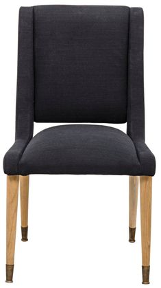 Noir Lino Dining Chair GCHA273T Unique Seating, Caned Armchair, Wood Side Chair, Teak Dining Chairs, High Fashion Home, Burke Decor, Kitchen & Dining Chairs, Upholstered Seating, Room Chairs