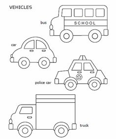 an image of cars and trucks coloring pages