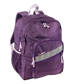 L.L.Bean Deluxe Book Pack®, 37L | School Backpacks at L.L.Bean Ll Bean Backpack, School Pack, Purple Backpack, Deep Water, Travel Tote, Lumbar Support, Travel Gear, School Backpacks, Summer Camp