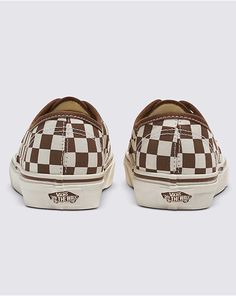 The Heritage Shoe that Started It All. This is the Authentic—Since 1966. The Authentic is the original Vans silhouette. First introduced in 1966 and driven forward by creative culture ever since, this time-honored shoe keeps the old school vibe alive with sturdy canvas uppers and an allover checkerboard print. With its classic low-top design and iconic rubber waffle outsole, the Authentic is a blank canvas for creativity that allows you to do your thing in your own unique way. Heritage low-top shoe Lace-up closure Sturdy canvas uppers Allover checkerboard print Signature rubber waffle outsoles 4 metal eyelet lace rows for sizes 3.5-6 5 metal eyelet lace rows for sizes 6.5 and up Vans Shoes Checkered, Do Your Thing, Van Color, Checkered Vans, Shoe Lace, Vans Authentic, Eyelet Lace, Top Design, Blank Canvas