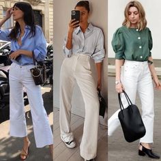 Fashion Victim, White Pants, Spring Fashion, Khaki Pants, Capri Pants, Personal Style, Spring Summer, White