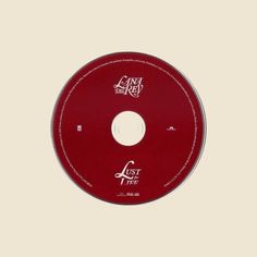 a red cd disc with the words lost tree on it