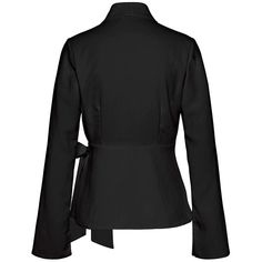 Elevate your style with the LASCANA Women's Lapel Wrap Blouse, an elegant long sleeve top designed to transition seamlessly from work to casual outings. Featuring a chic lapel and flattering wrap design, this V-neck blouse enhances your silhouette while offering a comfortable fit. Crafted from soft, quality fabric, it drapes beautifully, making it ideal for pairing with skirts, trousers, or jeans. Perfect for any occasion, this versatile blouse adds a touch of sophistication to both professional Chic Blouse With Lapel Collar, Chic Business Casual Blouse With Lapel Collar, Fitted Lapel Collar Blouse For Office, Chic Lapel Collar Tops For Office, Fitted Blouse With Lapel Collar For Office, Chic Blouse With Lapel Collar For Office, Chic Solid Color Blouse For Work, Sleek Lapel Collar Tops For Fall, Chic Solid Blouse For Work