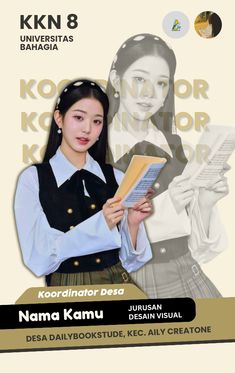 template desain ID Card kkn bisa didapatkan link canvanya di link bio #template #desain #card #kkn #canva Id Photoshoot, Carta Organisasi Aesthetic, Student Id Card Template Aesthetic, Id Card Template Aesthetic, Id Template, Id Card Design Kpop, Id Pubmat Design, Valid Id Philippines Template, Nametag Design