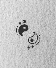 tiny matching tattoos |   couple tattoos mountains Maching Tattoos Brother Sister, Cute Yin Yang Tattoo, Unique Ying Yang Tattoo, Tattoos Mountains, Tiny Matching Tattoos, Jing Y Jang, Ying Yang Tattoo