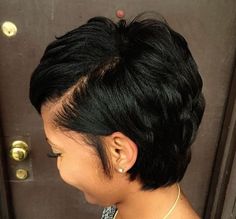 High Ponytail Hairstyle, Natural Hair Bob Cut, Black Haircuts, Natural Hair Bob, Relaxed Hairstyles, Nice Hairstyles, Ponytail Hairstyles Tutorial, Short Relaxed Hairstyles, Short Afro Hairstyles