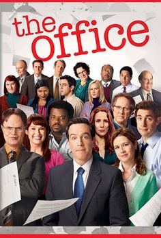 the office season eight poster with many people in suits and ties, all looking different directions