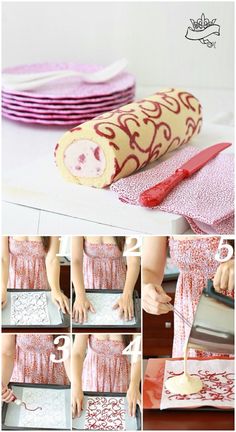 step by step instructions on how to make a diy valentine's day cake