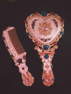 Anting Manik, Glitter Rosa, Pastel Pink Aesthetic, Princess Aesthetic, Hand Mirror, Hair Combs, Everything Pink, Magical Girl