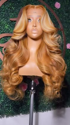 Color Wig Install, Prom 2k24, Wig Install, Prom Inspo, Long Hairstyle, Beautiful Human, Birthday Hair