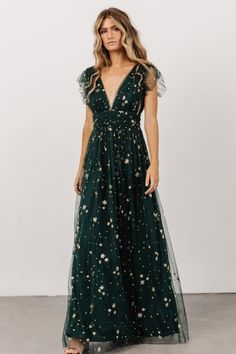 Winter Wedding Guest Dress, Tulle Material, Green Tulle, Baltic Born, Guest Attire, Green Bridesmaid Dresses, Wedding Attire Guest, Maxi Dress Navy, Garment Bag