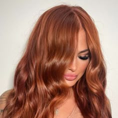 7.44 Hair Color, Cinnamon Copper Hair Color, Brown Hair Color Black Women, Copper Auburn Hair Color, Hair Color Black Women, Makeup Red Hair, Copper Blonde Hair Color, Light Auburn Hair