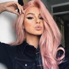 Gold Hair Colors, Hair Color Rose Gold, Pastel Pink Hair, Gold Blonde, Easy Hairstyles For Medium Hair, Hair Color Pink, Rose Gold Hair, Pastel Hair, Easy Hairstyles For Long Hair