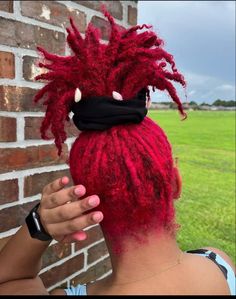 Red Locs, Loc Goals, Loc Ideas, Natural Locs, Hair Braid Patterns, Cute Dreads, Loc Hairstyles, Beautiful Locs