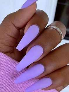 Fake Nails Long, Purple Acrylic Nails, Purple Nail, French Acrylic Nails, Acrylic Nails Coffin Short, Neon Nails