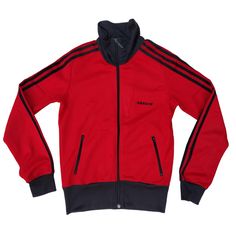 good condition, please check the pictures. For vintage clothing sizes please refer to the actual measurements in cm provided in the pictures. Adidas Red Track Jacket For Streetwear, Sporty Red Adidas Outerwear, Red Sporty Adidas Outerwear, Adidas Red Sports Sweatshirt, Vintage Red Long Sleeve Track Jacket, Black Adidas, Hoodies Womens, Adidas Originals, Sweat Shirt