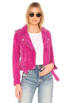 #REVOLVE Pink Vest Outfit, Outfit Viaje, Suede Jacket Outfit, Moto Jacket Outfit, Spring Colour Palette, Royal Blue Outfits, Hippie Grunge, Leather Jacket Outfit, Blue Outfits