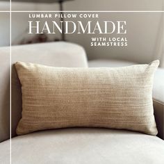 the lumba pillow cover is made with local seamstress