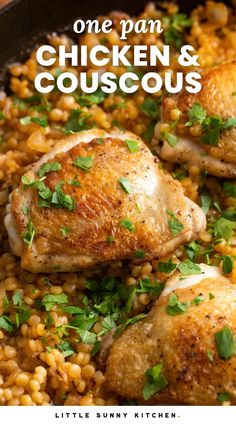 Dinner Ideas Sides, Little Sunny Kitchen, Pearl Couscous, Sunny Kitchen, Instant Pot Air Fryer, Juicy Chicken, Easy Dinner Ideas, Couscous, All Recipes