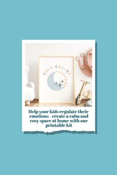 a poster with the words, help your kids negotiate their own space at home with our printable kit