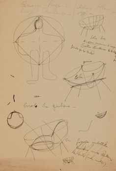 some drawings are shown on a piece of paper