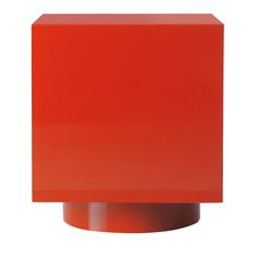 an orange object is shown against a white background with no image to describe, it appears to be in the form of a cube