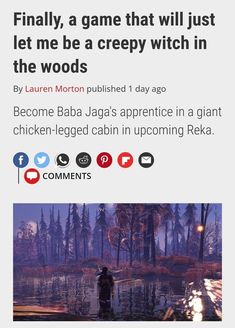 an article about the game called's title and its caption, which is also in