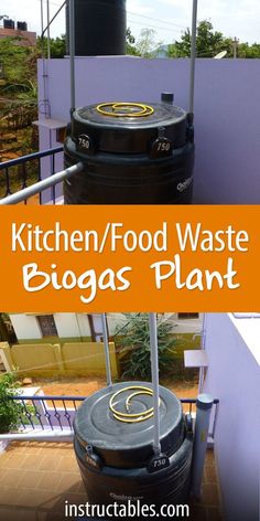 the kitchen / food waste biogas plant is an easy way to recycle