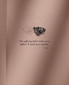 an image of a butterfly with a quote on it