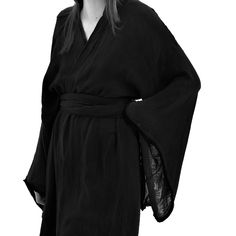 Nomad Kimono |  Bohemian Kimono Jacket | Black Unisex Kimono | Printed Kimono Dress | Linen Japanese Robe check my store for more: https://ayzitstore.etsy.com It's Standart Size Kimono, Perfect for the S-M-L-XL size. This Designer Kimono is eco-friendly and made of organic fabric. The personalized Kimono has a minimal style with a wide sleeve form and is detailed with tassels. You can wear as a Robe also! Perfect for Home, Beach, Yoga or City! Comfortable and Stylish, Designer Nomad Kimono! %100 Designer Kimono, Printed Kimono, Plus Size Kimono, Bohemian Kimono, Kimono Design, Home Beach, Organic Fabric, Beach Yoga, Dress Linen