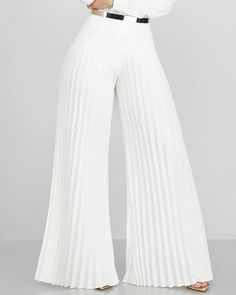 High Waisted Palazzo Pants, Business Elegant, Pleated Wide Leg Pants, Wide Leg Pants Women, Casual Wide Leg Pants, Elegante Casual, فستان سهرة