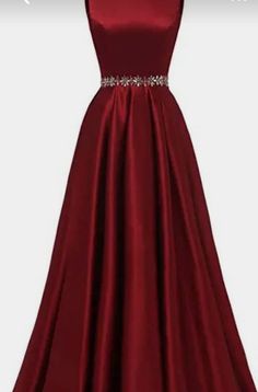 Gorgeous western ,frock  party Gown one piece flared dress for girls and women, knee length dress with dori belt Same Design can done on the other fabric. Colors will change. Same fabric is not available.  Custom designs. Please check the image size details and send the size details Modest Teen Party Dress, Red Prom Dresses Long Modest, Modest Dresses For Prom, Long Modest Prom Dresses, Long Modest Dresses Formal, Long Red Formal Dress, Modest Satin Prom Dress, Evening Gowns Modest, Red Modest Prom Dresses