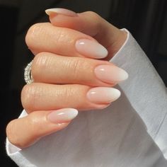 Ombre Nail Design, Neutral Nail Designs, Pink Ombre Nails, White Acrylic Nails, Colorful Nails, Ombre Nail Designs, Neutral Nails, Girls Nails