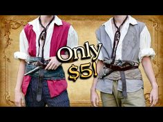 two men in pirate costumes with the words only $ 55