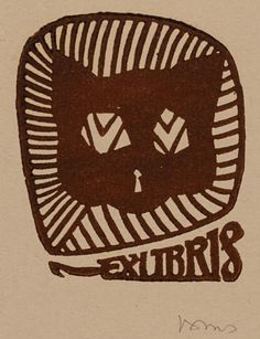 a drawing of a cat's head with the words exterbs on it