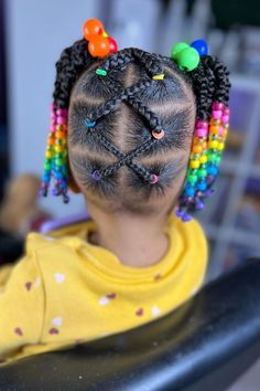 Cute Black Kids Hairstyles 2023 #braidsforkids #hairstylesforkids #kidshair #easyhairstyles #longhairstyles #shorthairstyles #toddlerhairstyles #pigtails #buns #ponytails #kidsfashion #backtoschoolhair #holidayhair #trendyhairstyles #cutehairstyles Kid Braid Styles, Toddler Hairstyles Girl, Natural Hairstyles For Kids, Girls Natural Hairstyles