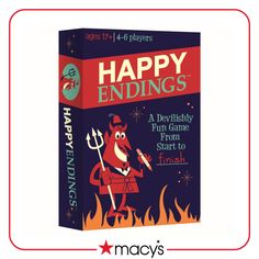 the card game happy endings is available for purchase on ebayr's website