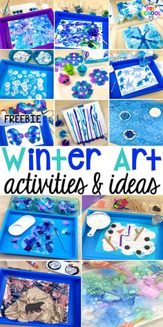 winter art activities and ideas for kids