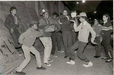 Rock Steady Crew in front of the Roxy - Mr. Wiggles and PopMaster Fabel Dance Hip Hop, Minor Threat, Stonewall Riots, Henry Rollins, Northern Soul